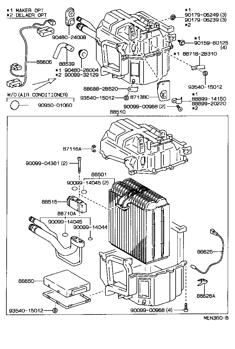 88710-20190 TUBE ASSY, AIR CONDITIONER product image