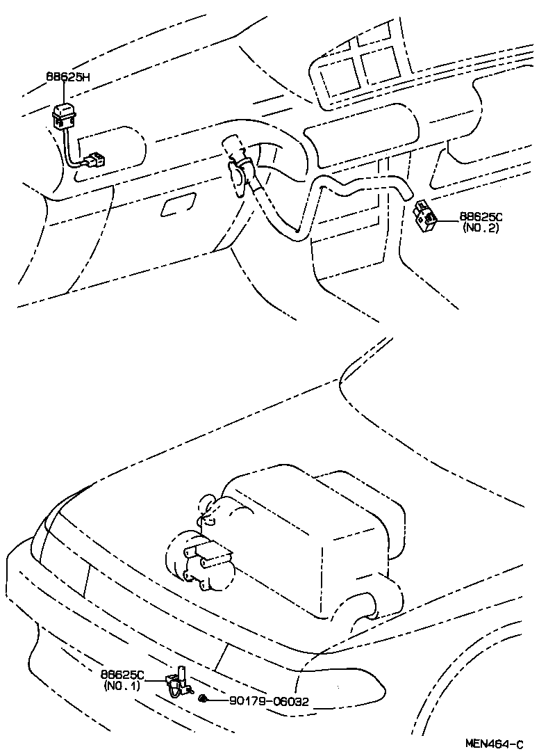 55907-20260 CABLE SUB-ASSY, WATER VALVE CONTROL product image