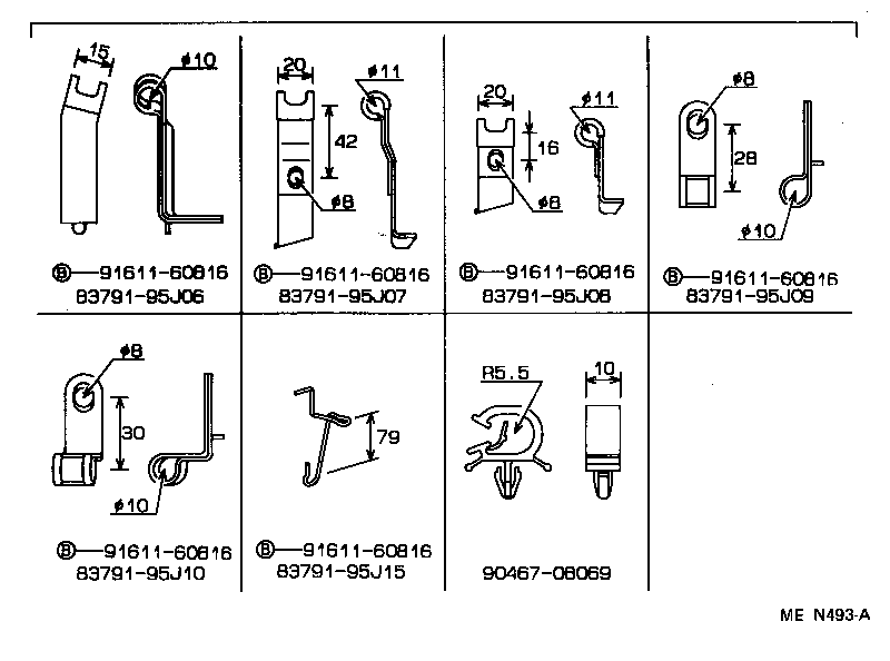 83145-95P01 LENS, METER, NO.4 product image