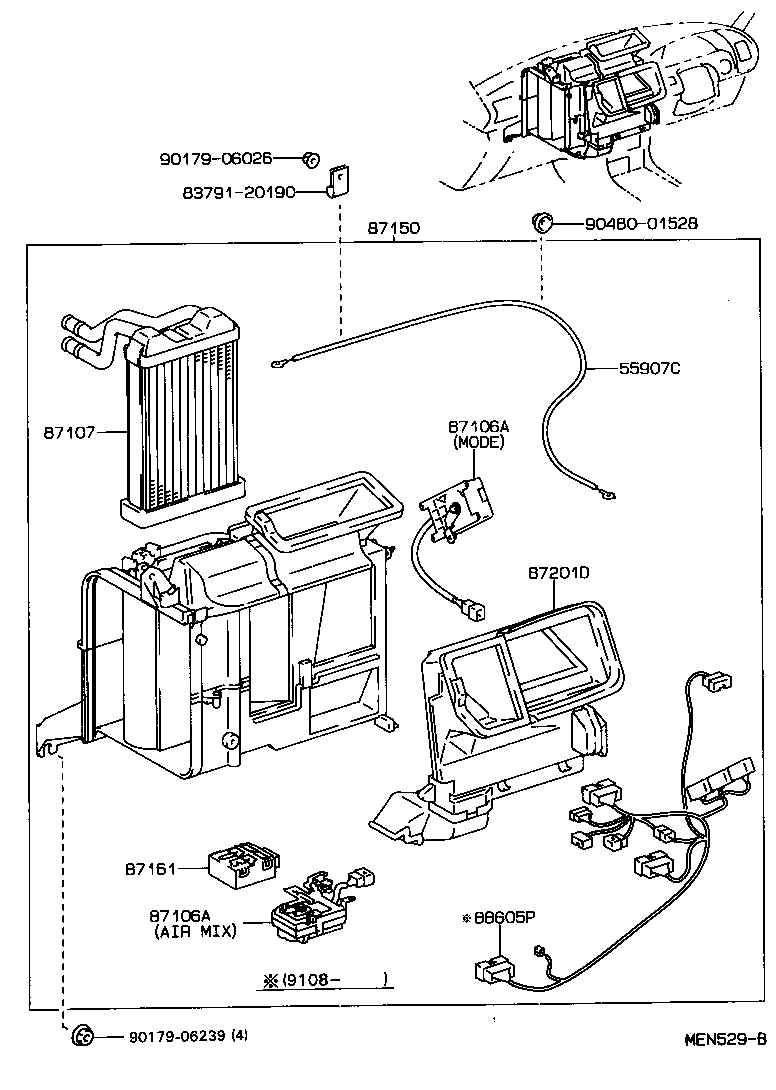87150-2B010 RADIATOR ASSY, HEATER product image