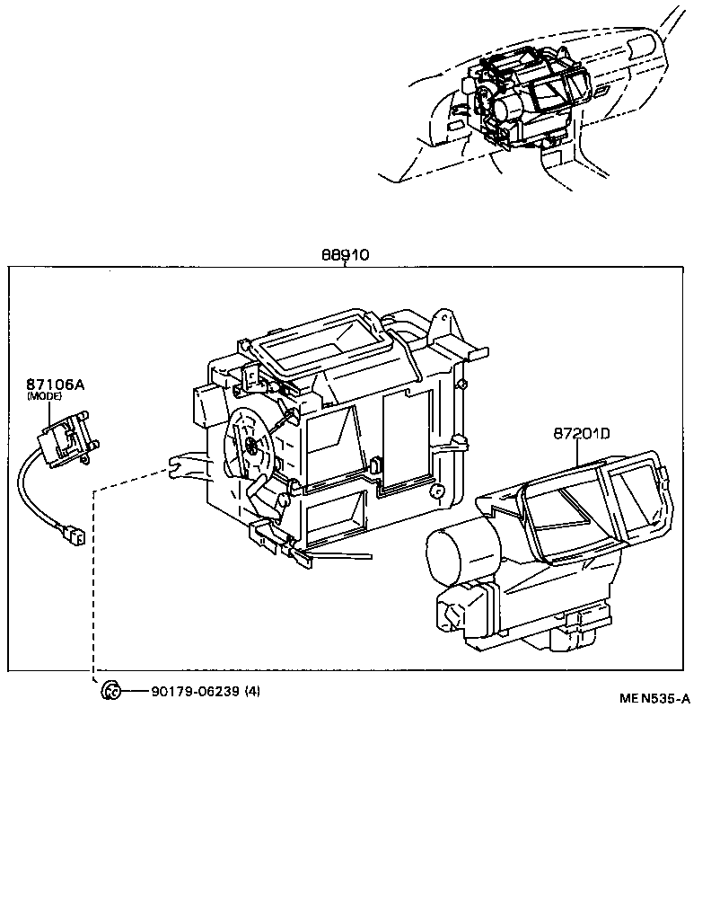 88910-20220 VENTILATOR ASSY, BOOST product image