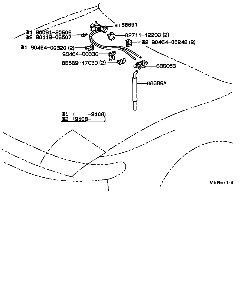 17342-74130 HOSE, COOLER VACUUM NO.1 product image