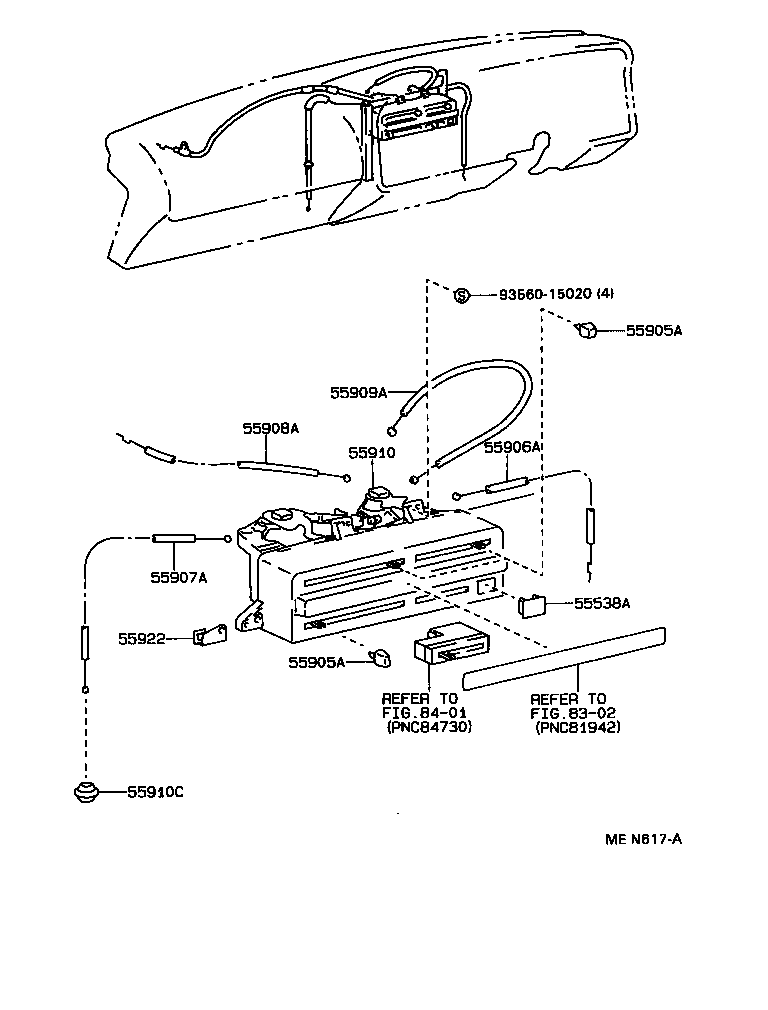 55077-95J00 COVER SUB-ASSY, HEATER AIR DUCT HOLE product image