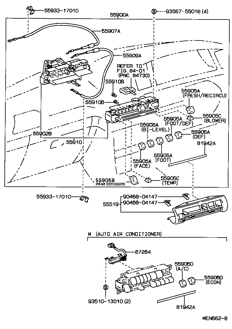 55907-20260 CABLE SUB-ASSY, WATER VALVE CONTROL product image