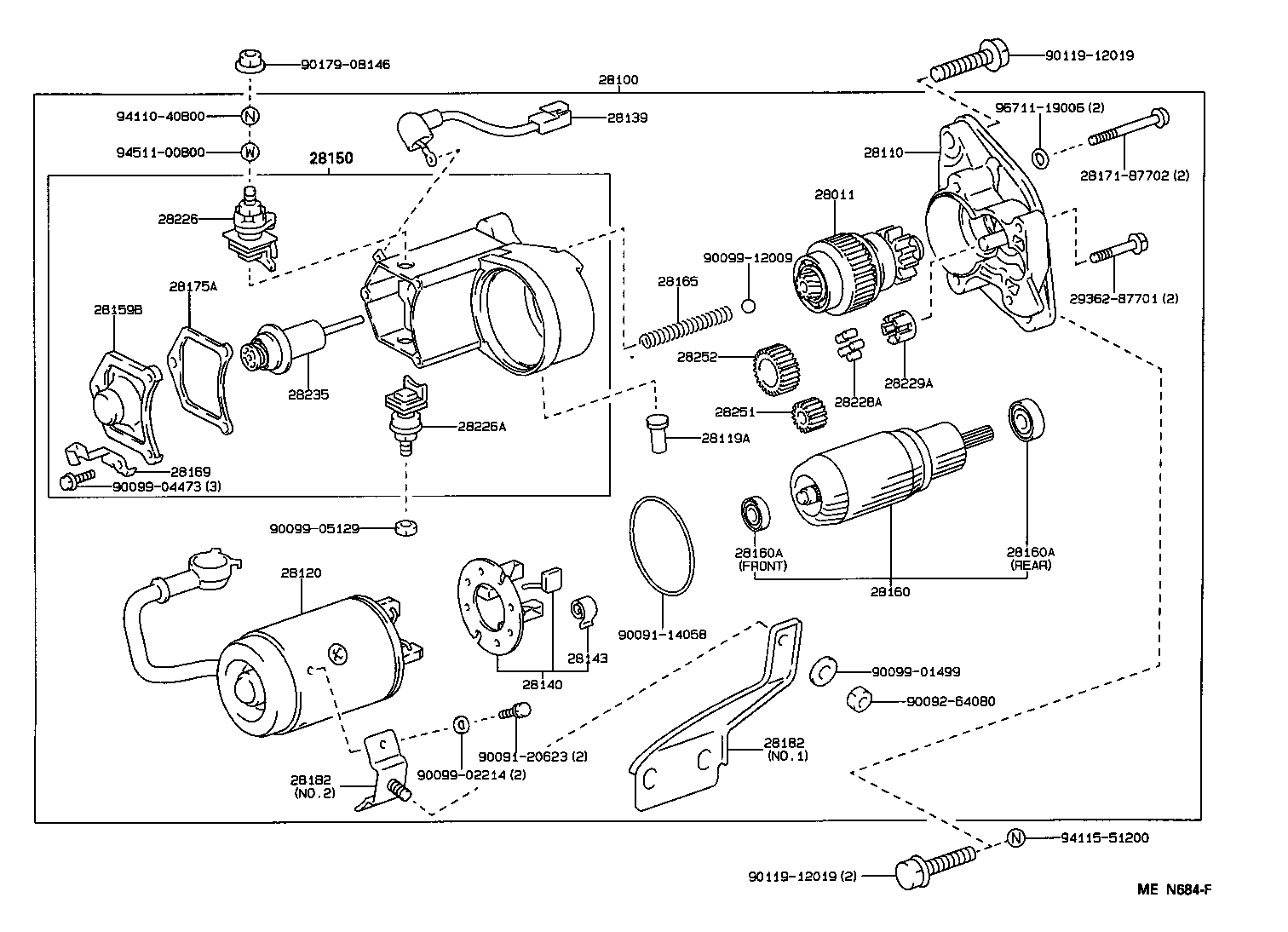 28120-54230 YOKE ASSY, STARTER product image