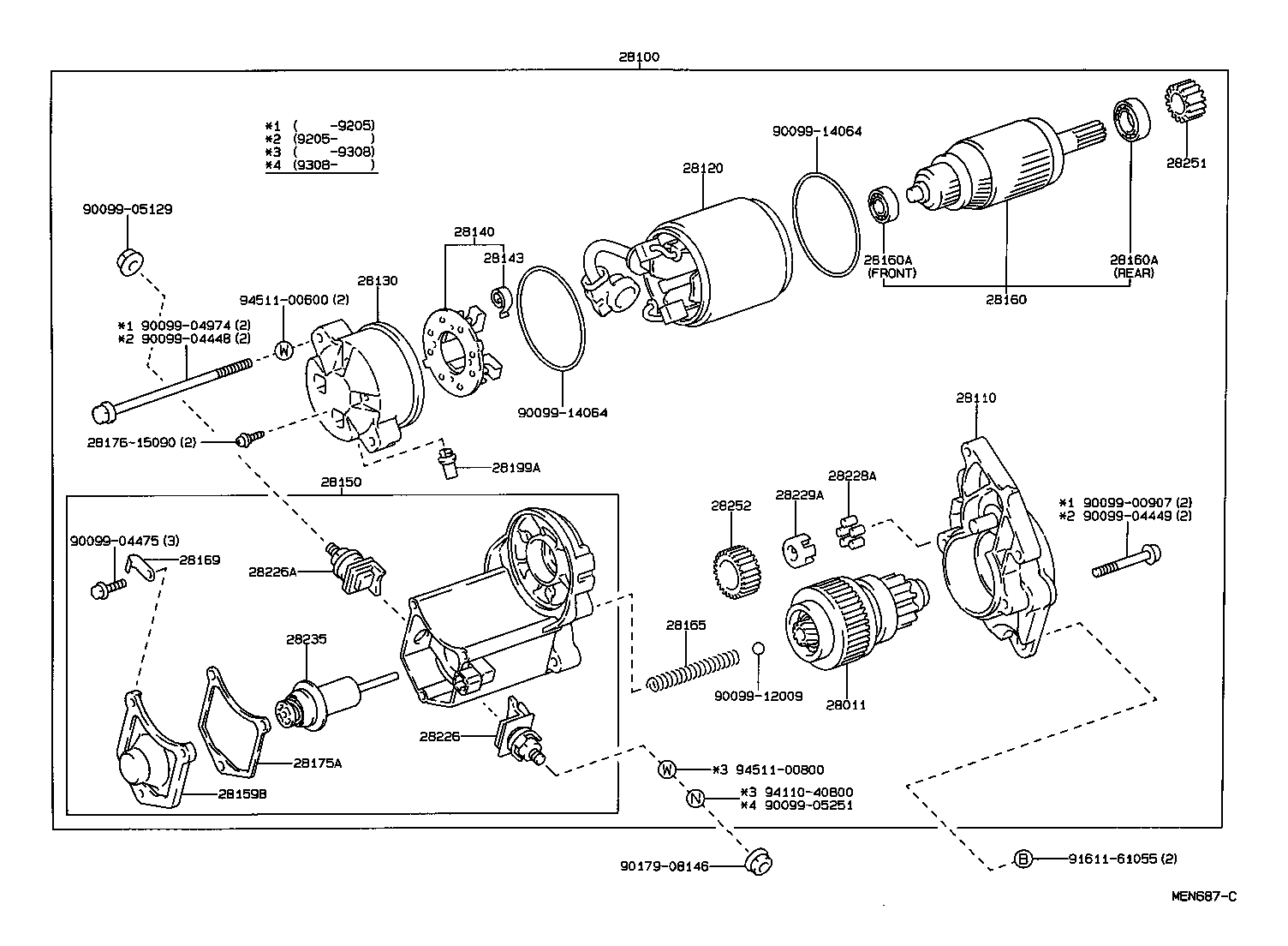 28120-54230 YOKE ASSY, STARTER product image