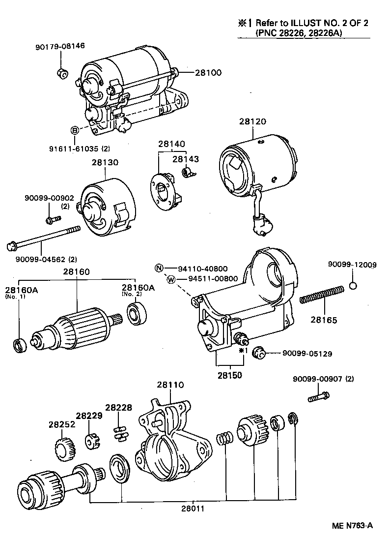 28110-74090 HOUSING ASSY, STARTER DRIVE product image