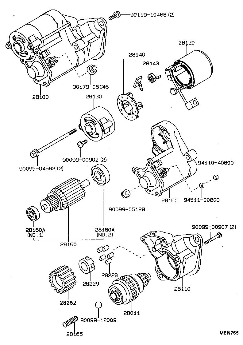28150-16100 SWITCH ASSY, MAGNET STARTER product image