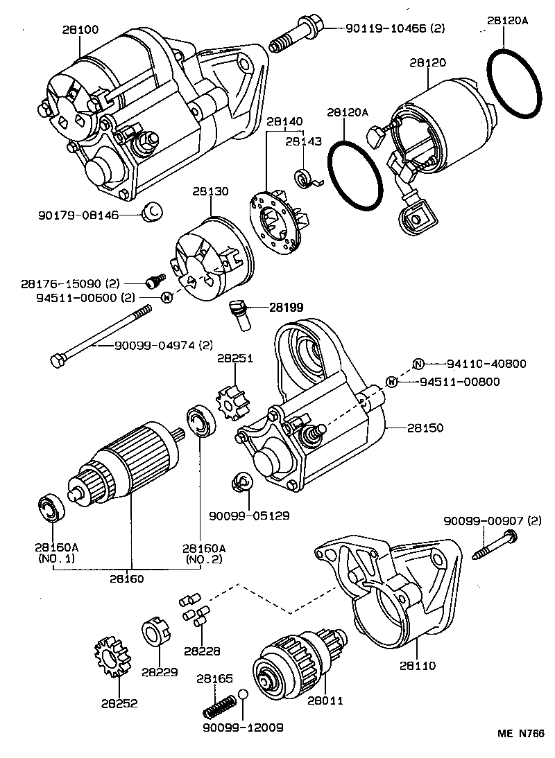 28150-16100 SWITCH ASSY, MAGNET STARTER product image