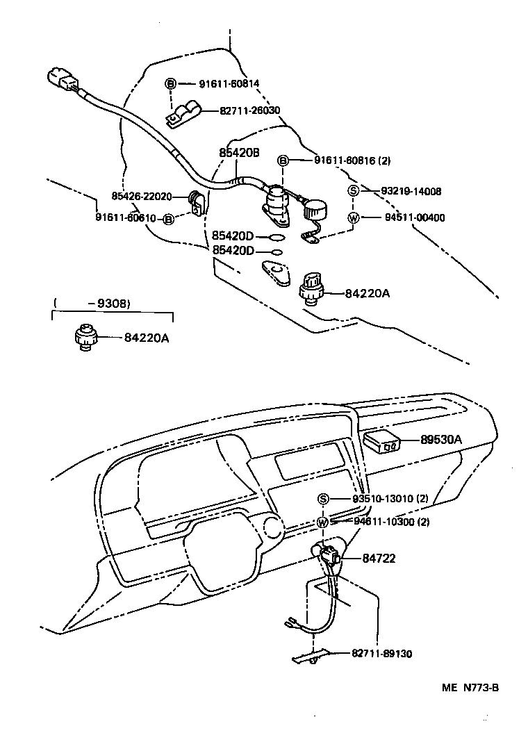 89530-26070 COMPUTER ASSY, TRANSMISSION CONTROL product image