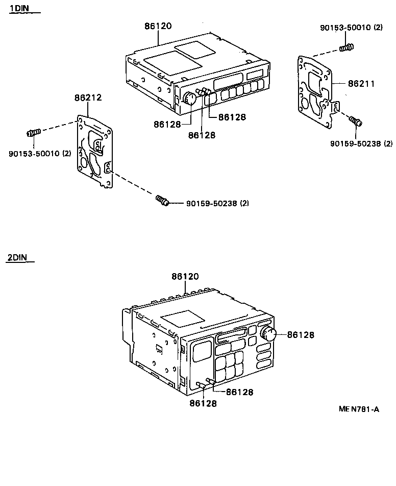 86120-2B360 RECEIVER ASSY, RADIO product image
