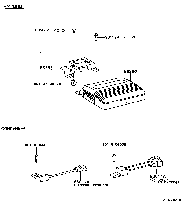 86120-2B360 RECEIVER ASSY, RADIO product image
