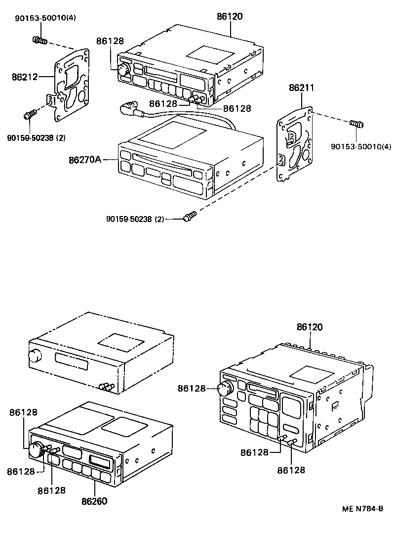 Toyota 90980-04062 CONDENSER, RADIO SETTING