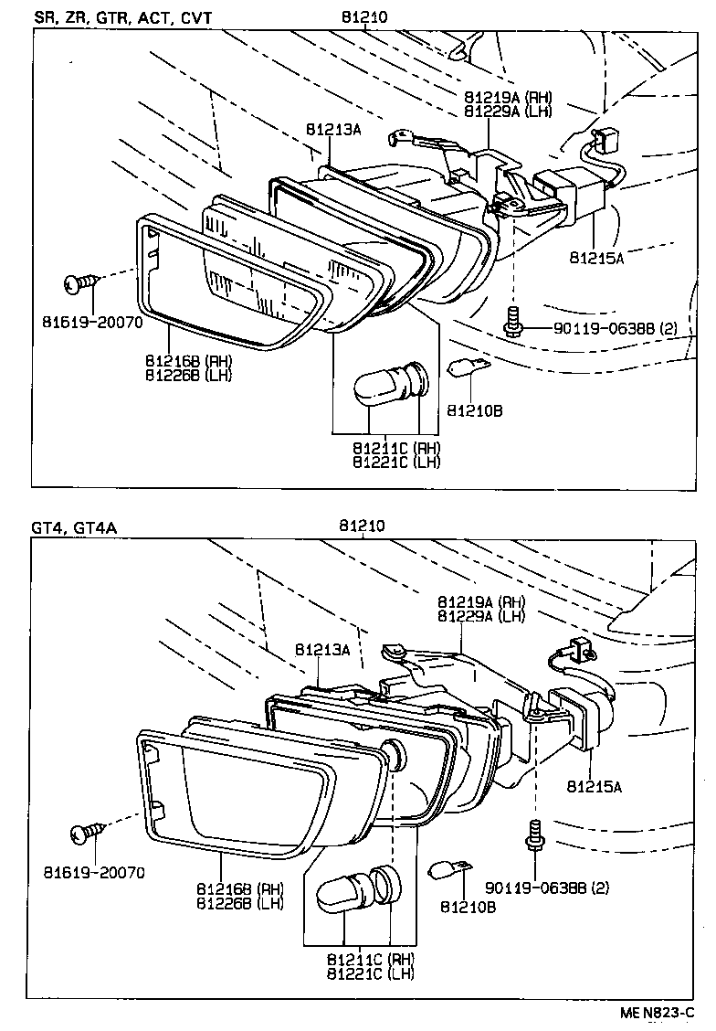 81229-20170 BRACKET, FOG LAMP, LH product image