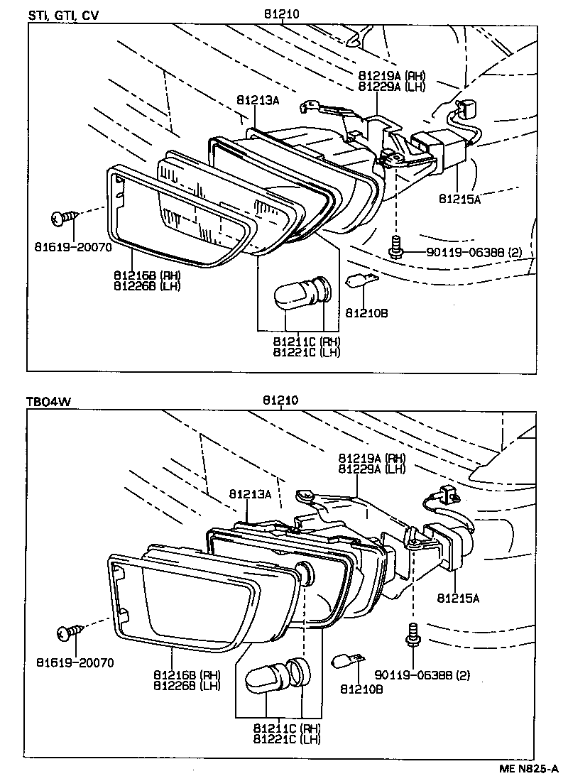 81211-20170 LAMP UNIT, FOG LAMP, RH product image