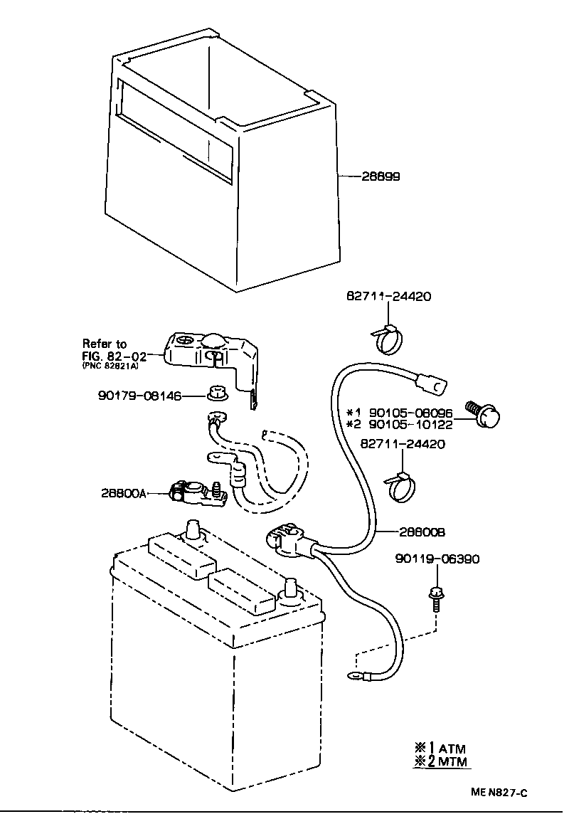 28899-74060 INSULATOR, BATTERY product image