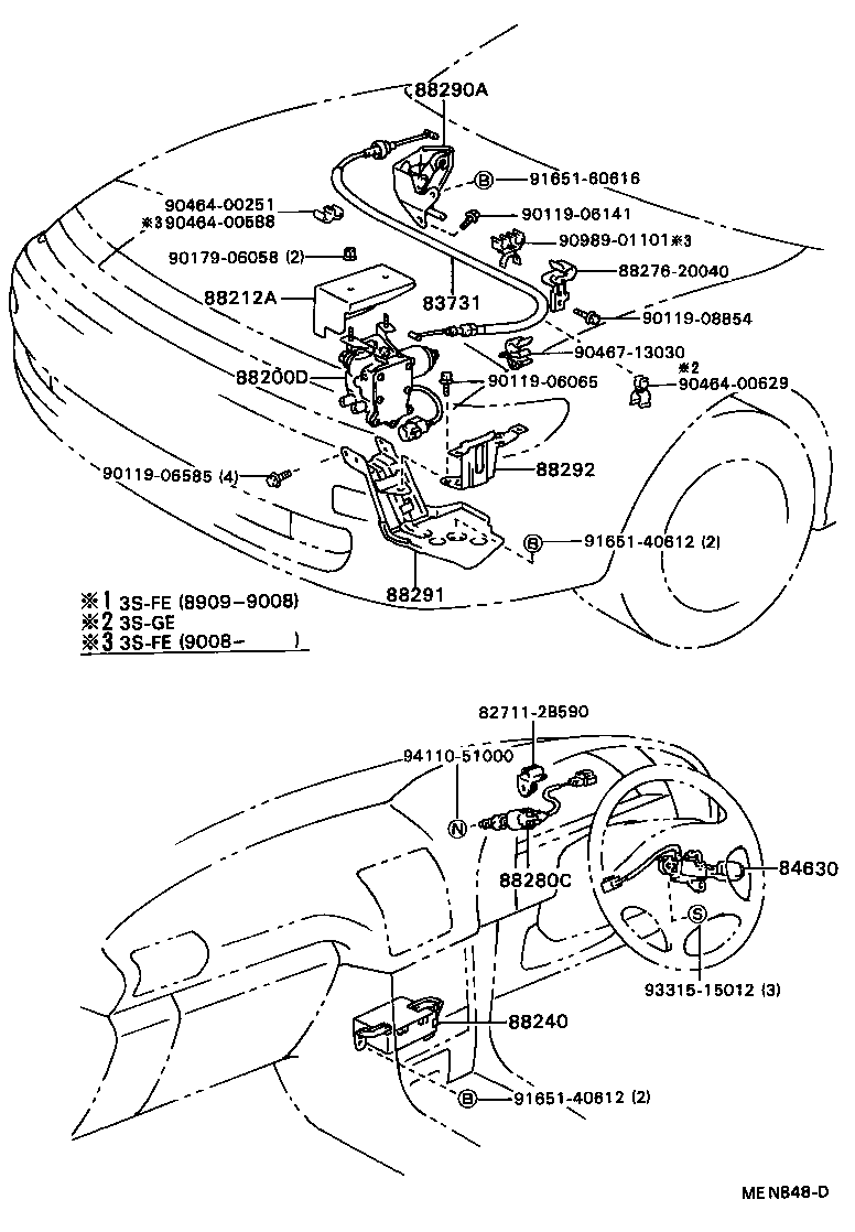 88200-20101 ACTUATOR ASSY, CRUISE CONTROL product image