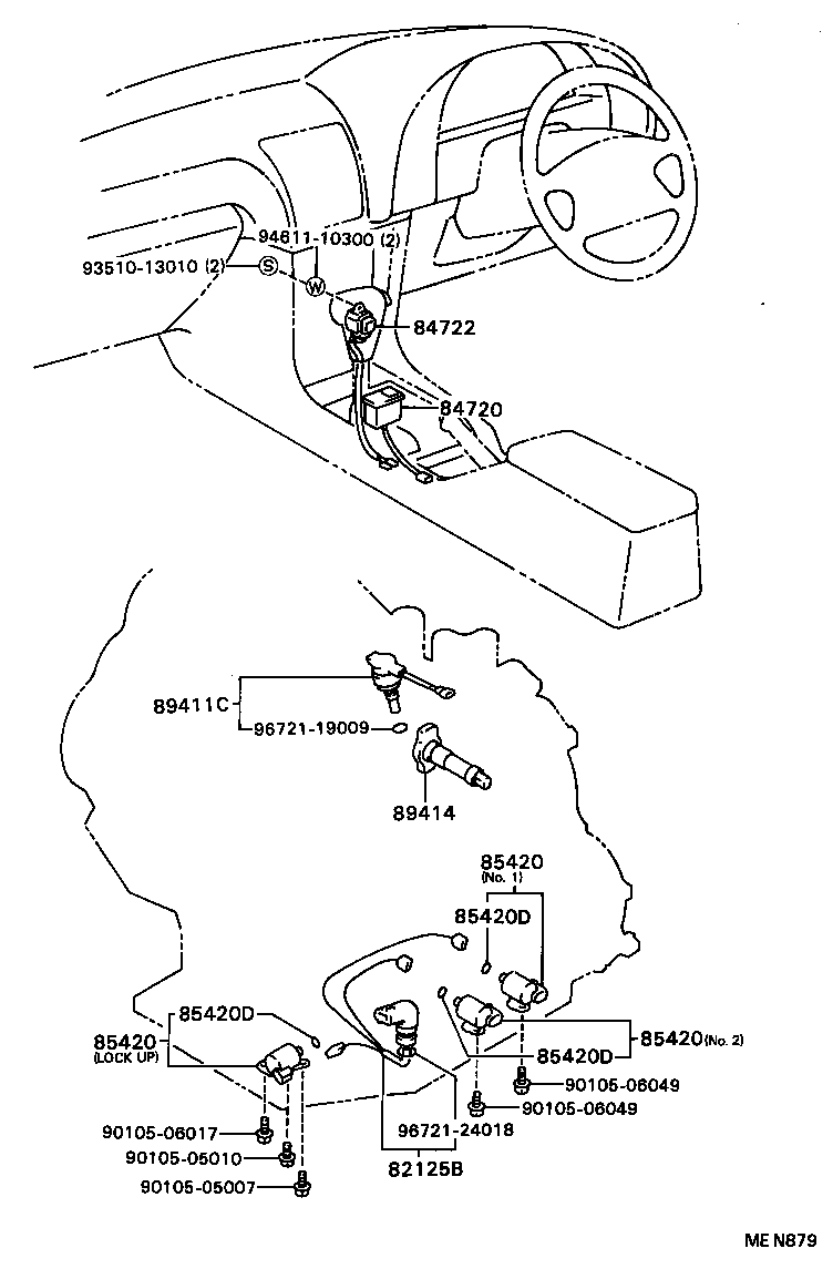 84720-20090 SWITCH ASSY, PATTERN SELECT product image