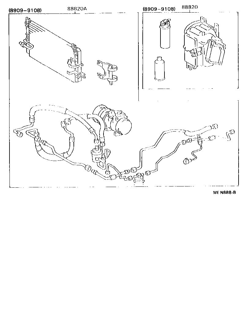 88830-2G040 AIR CONDITIONER & ACCESSORY SUB-ASSY, NO.2 product image