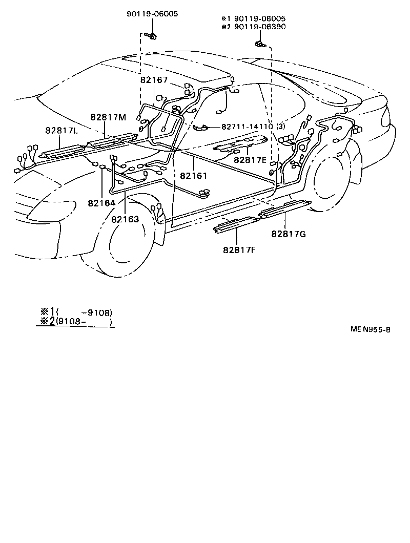 82151-2B140 WIRE, FRONT DOOR, RH product image