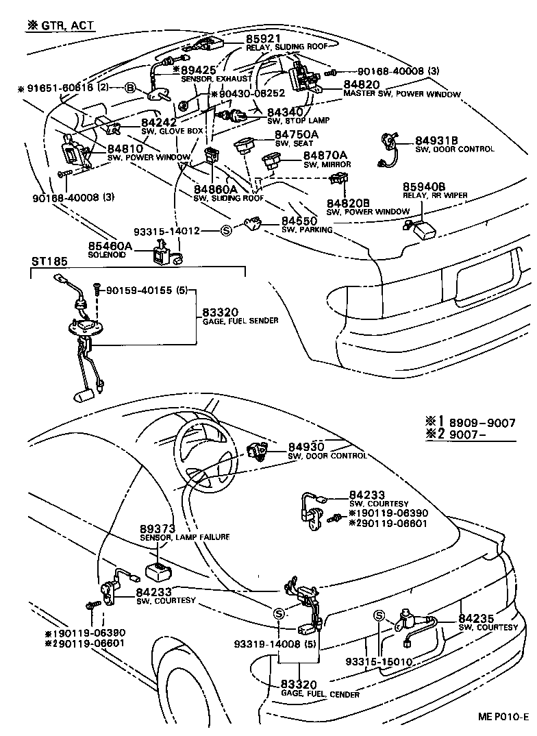 84763-20010 PLATE, SWITCH product image