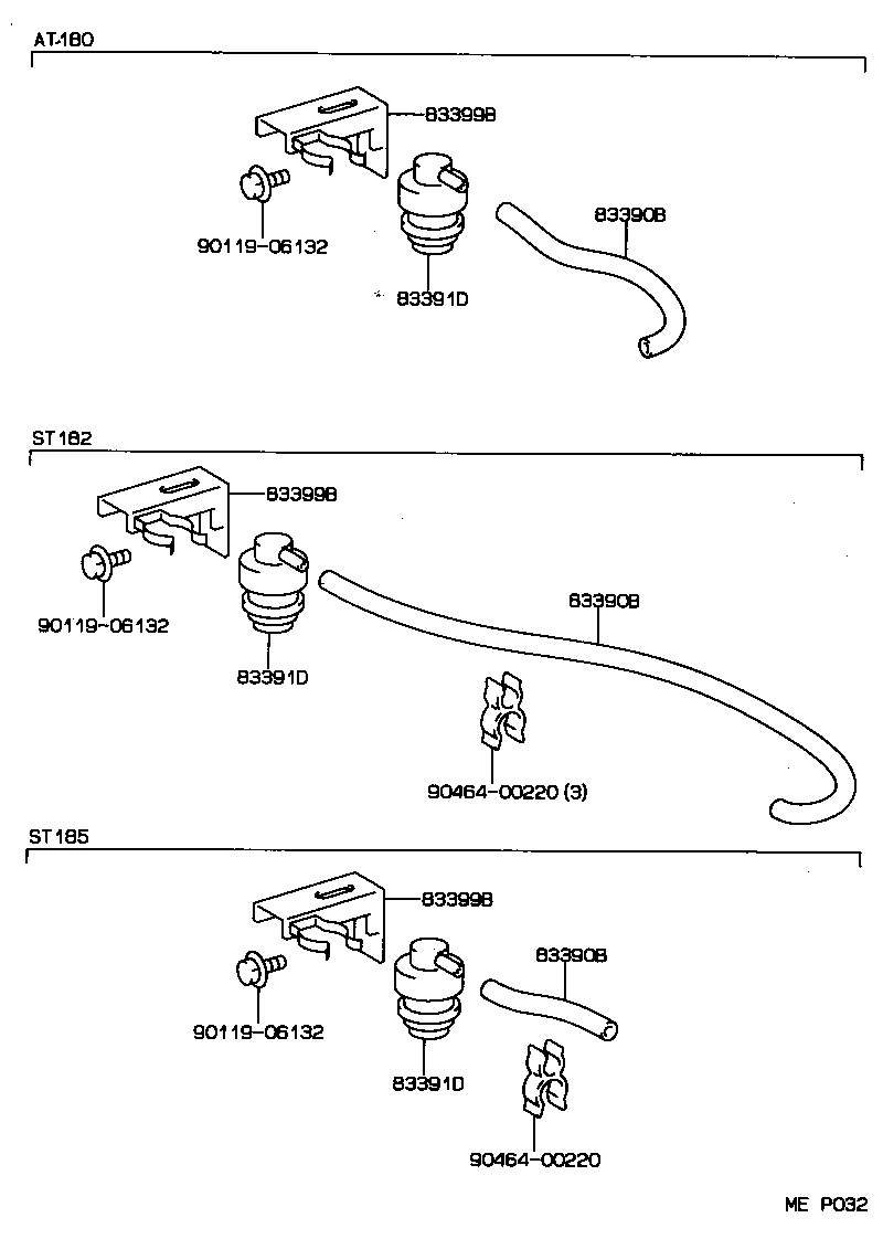 83132-1B360 CASE, COMBINATION METER product image