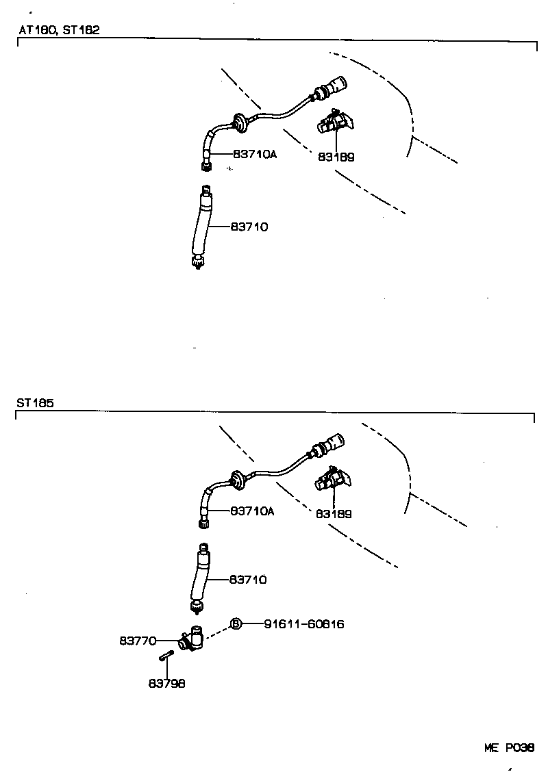 83132-1B360 CASE, COMBINATION METER product image
