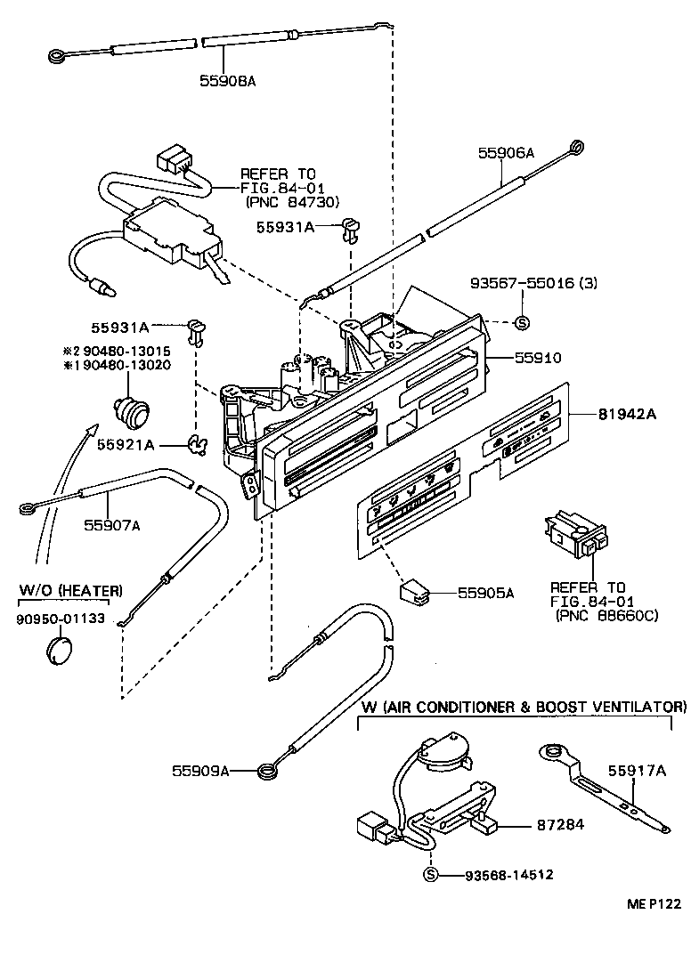 55844-20130 DUCT, HEATER TO REGISTER, NO.2 product image