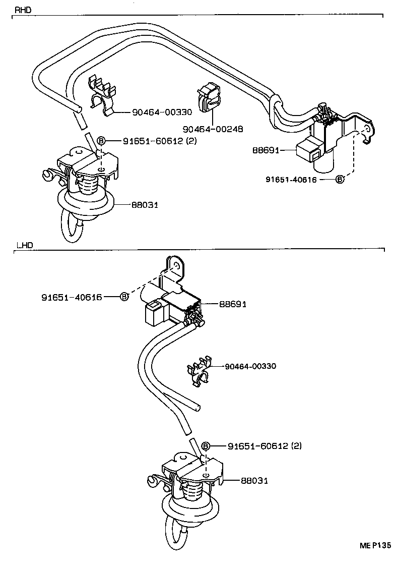 88690-2B040 VALVE, MAGNET (FOR IDLE UP DEVICE) product image
