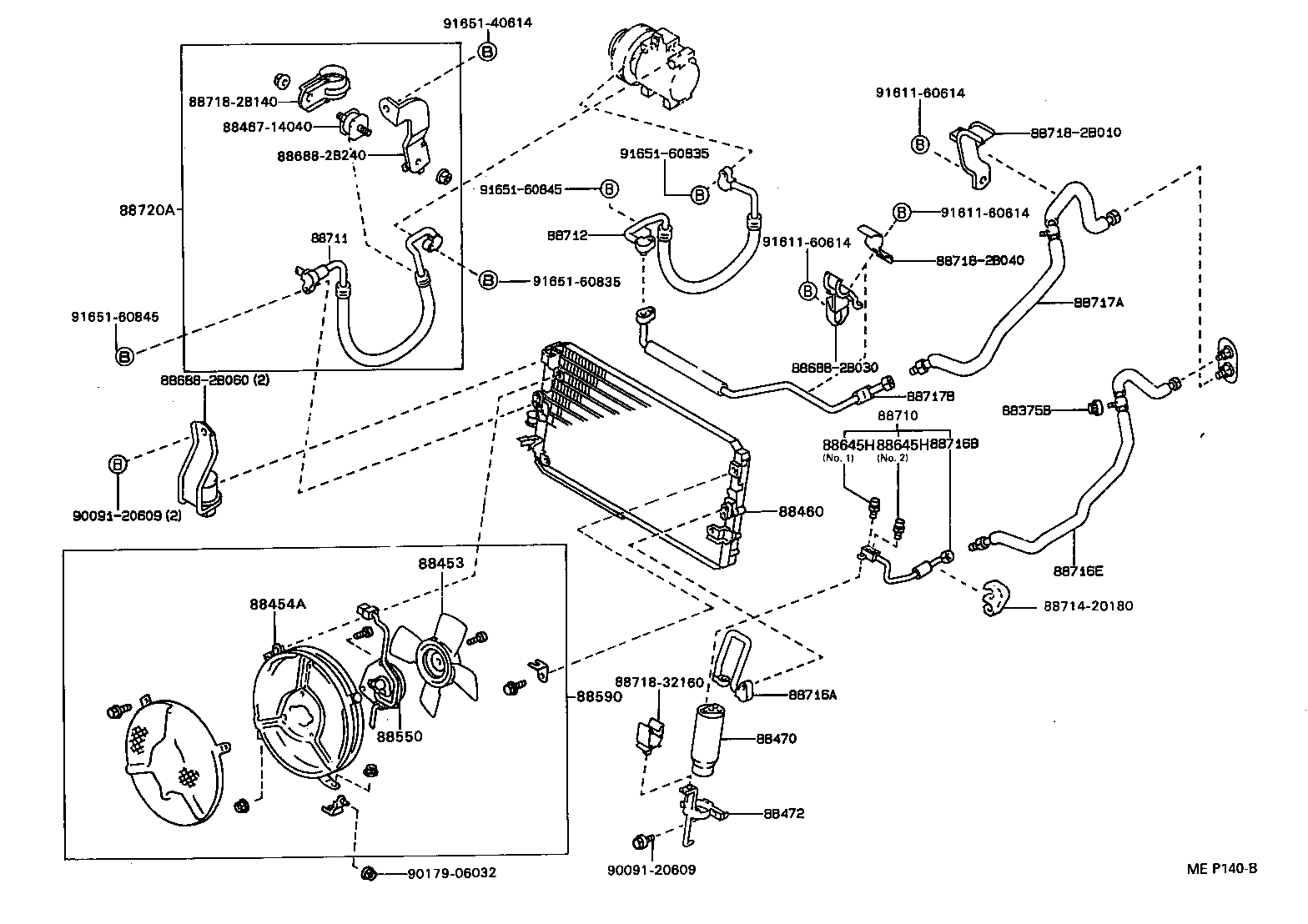 88720-20310 HOSE & ACCESSORY, AIR CONDITIONER product image