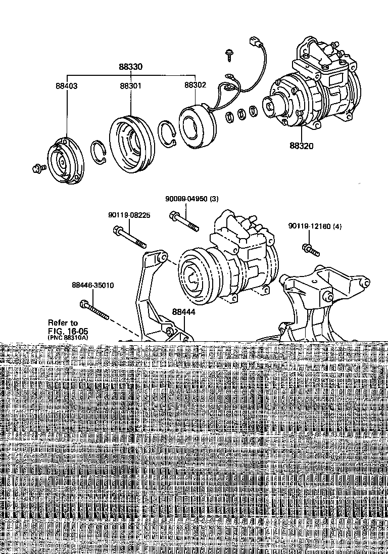 88320-26500 COMPRESSOR ASSY, COOLER product image