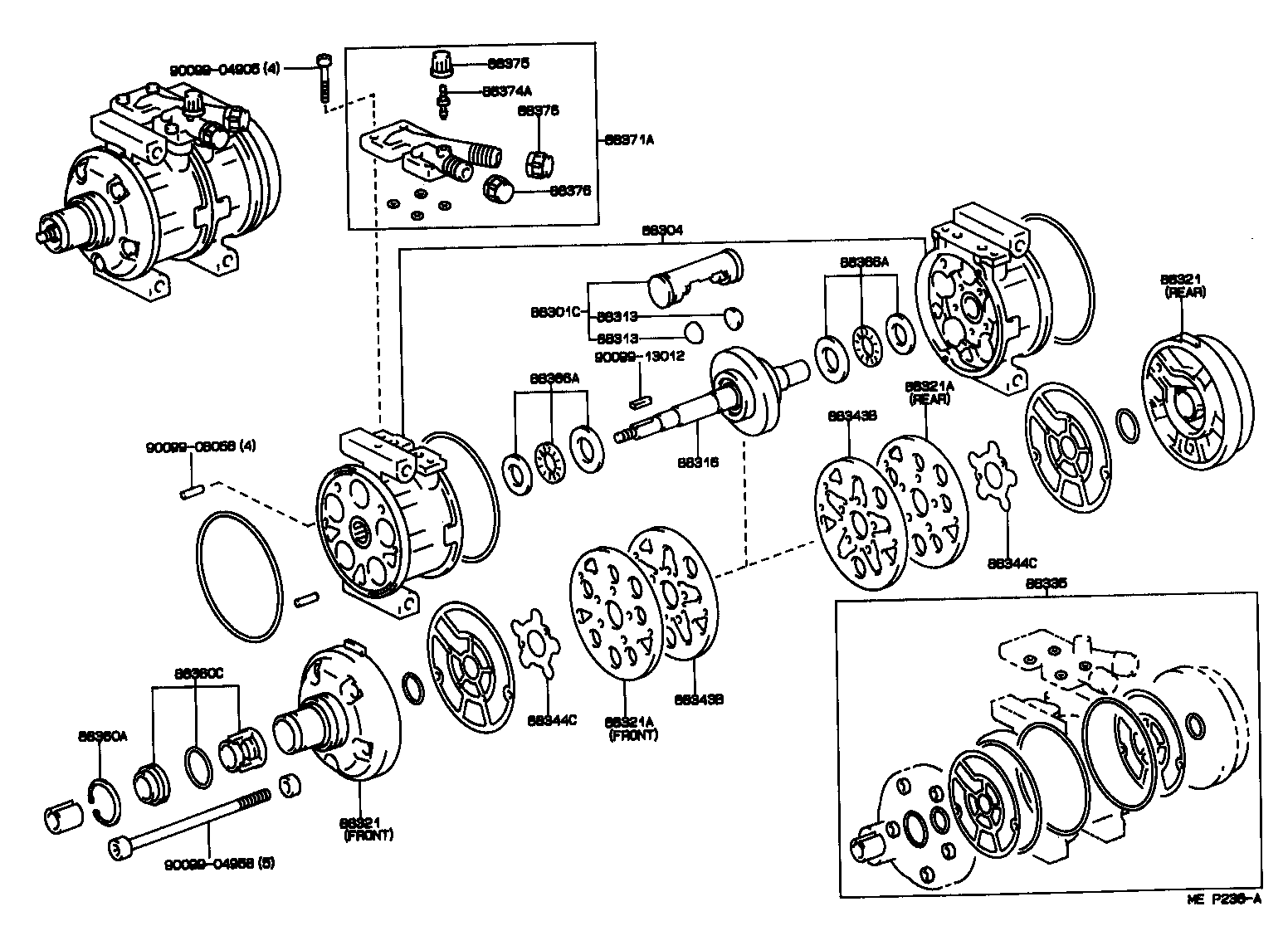 88320-27120 COMPRESSOR ASSY, COOLER product image
