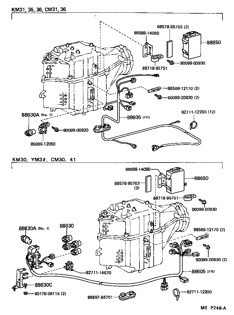 88648-27010 WIRING, COOLER, NO.1 product image