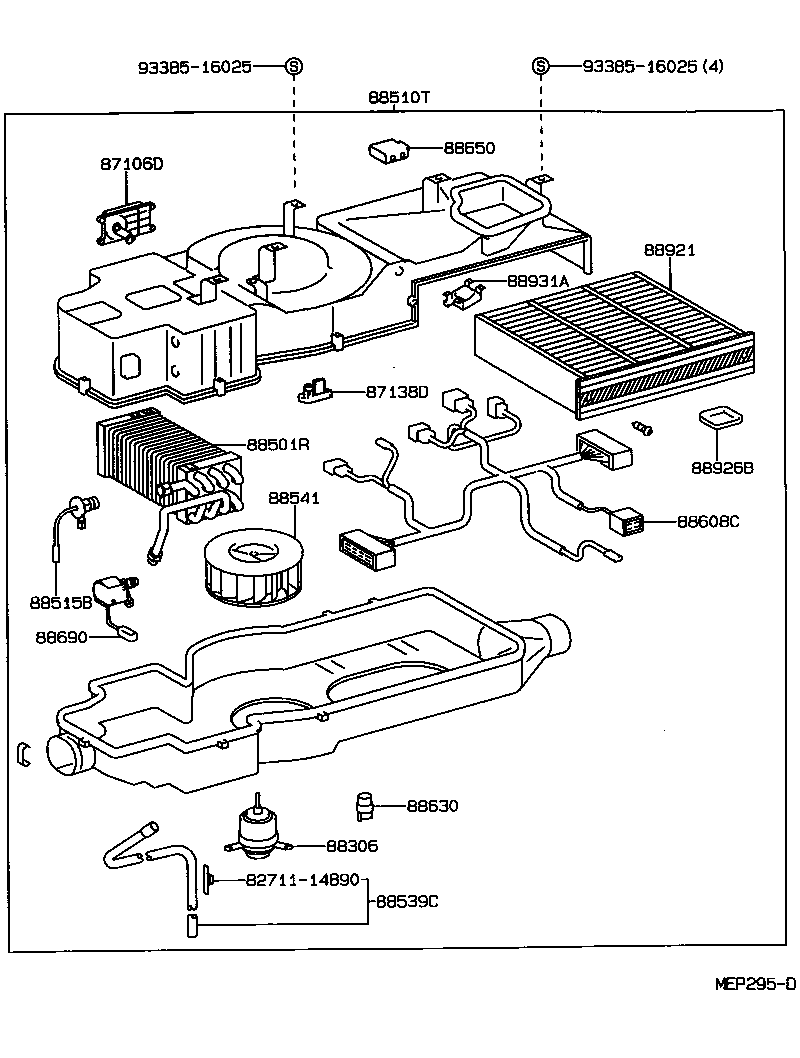 88515-50020 VALVE, COOLER EXPANSION product image