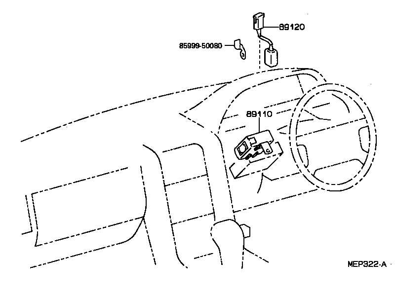 89110-50010 RELAY ASSY, CONLIGHT, A product image
