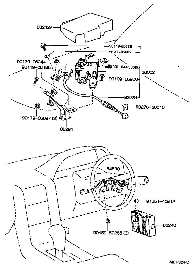 88002-50020 CRUISE CONTROL(AUTO DRIVE) SET product image