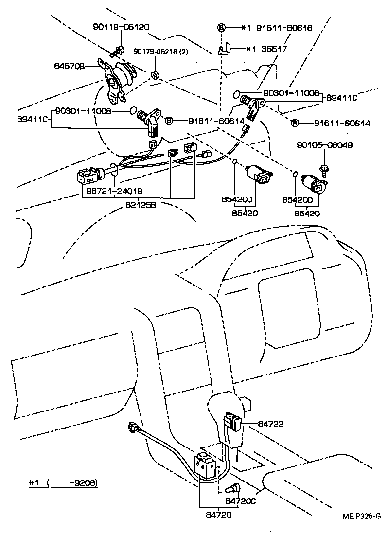 84570-50020 SWITCH ASSY, KICK DOWN product image