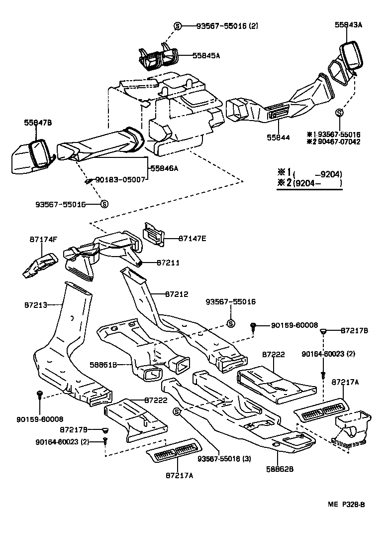 55902-50160 PANEL SUB-ASSY, AIR CONDITIONER product image