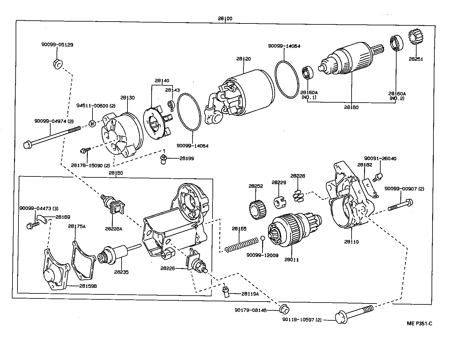 28115-50020 HOUSING ASSY, STARTER DRIVE product image