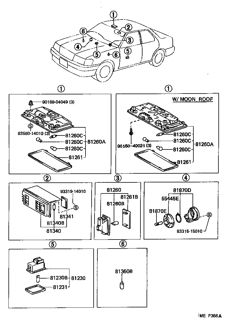 81350-50020-06 LAMP ASSY, VANITY product image