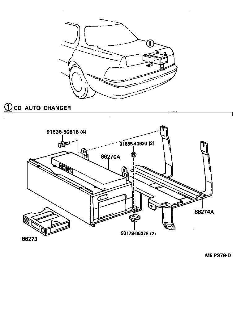86127-50070 KNOB, RADIO RECEIVER SWITCH product image