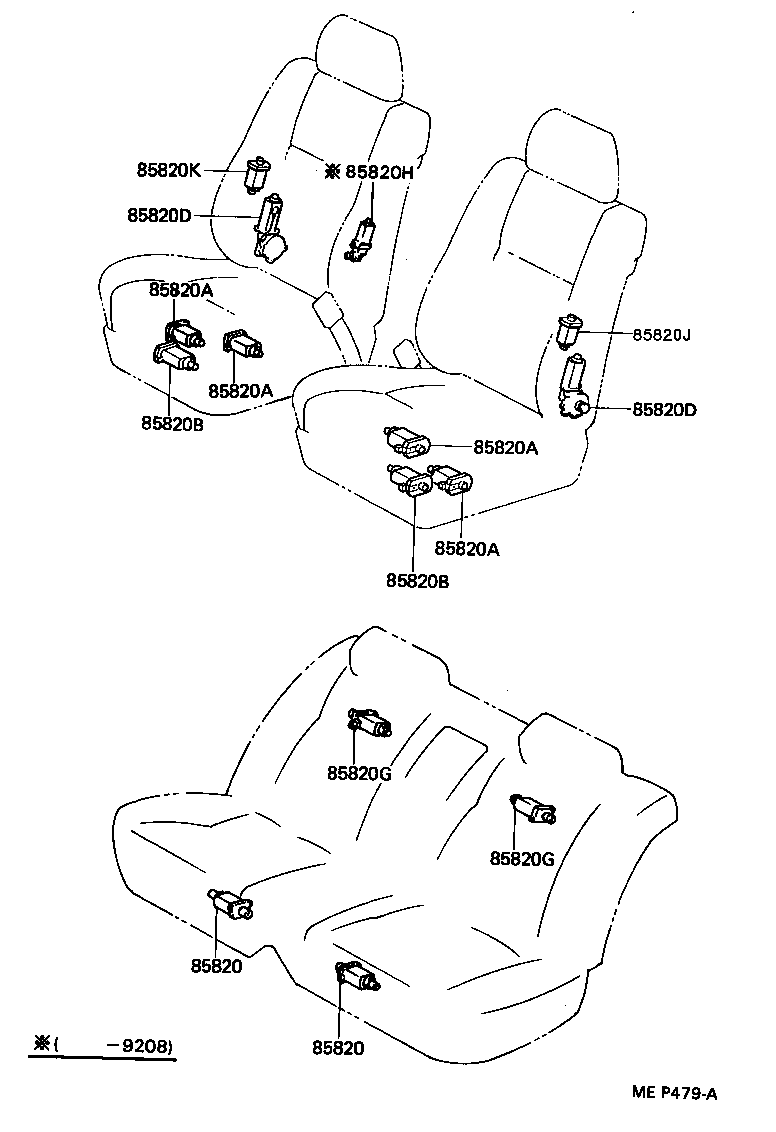 85890-50010 VIBRATOR ASSY, SEAT product image