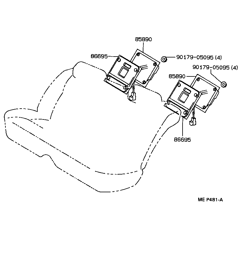 85890-50010 VIBRATOR ASSY, SEAT product image