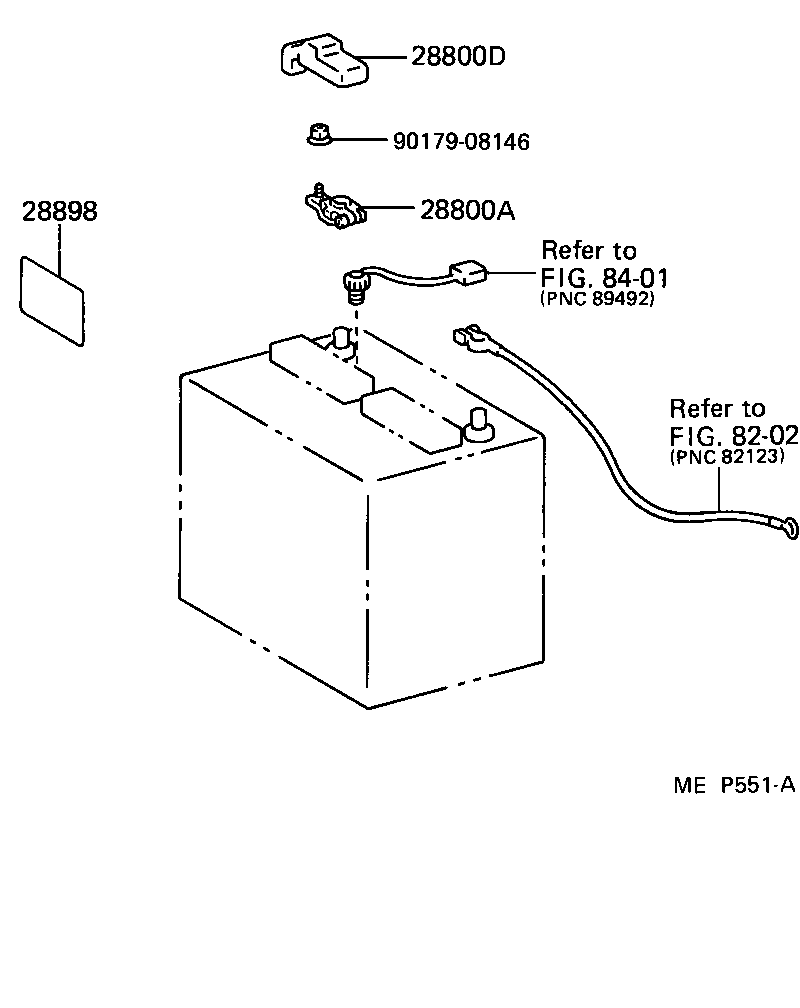 28898-74010 PLATE, BATTERY product image