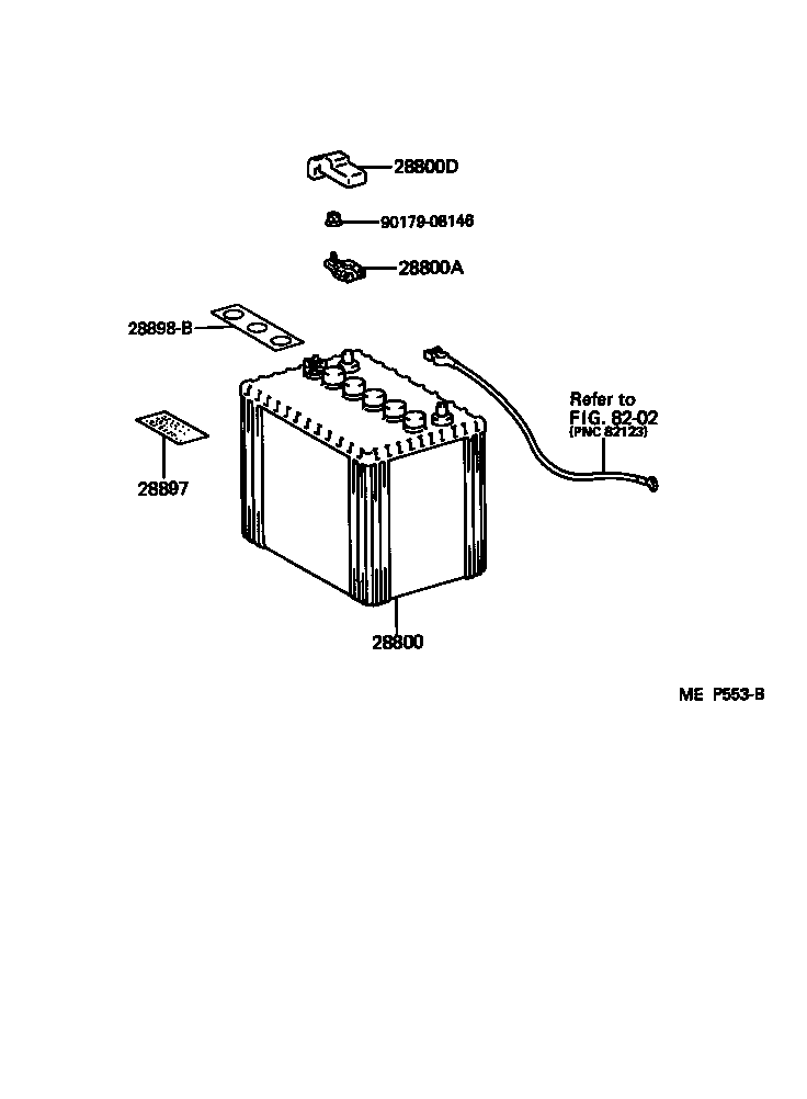 28800-74151 BATTERY product image