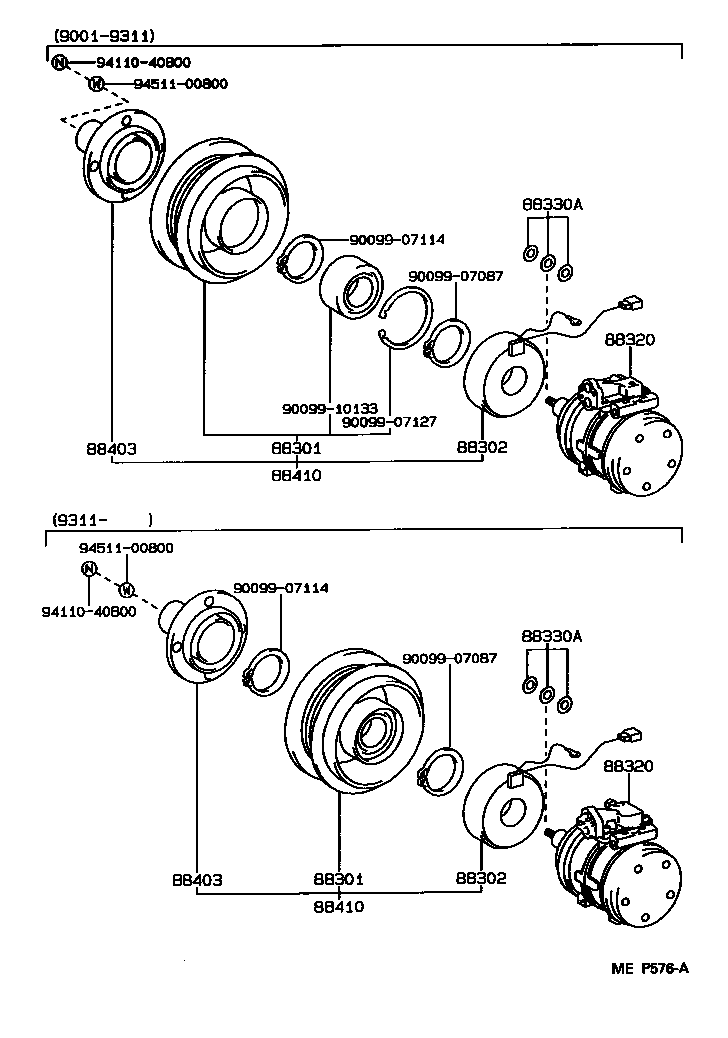 Toyota 88321-30300 HEAD, COOLER COMPRESSOR CYLINDER
