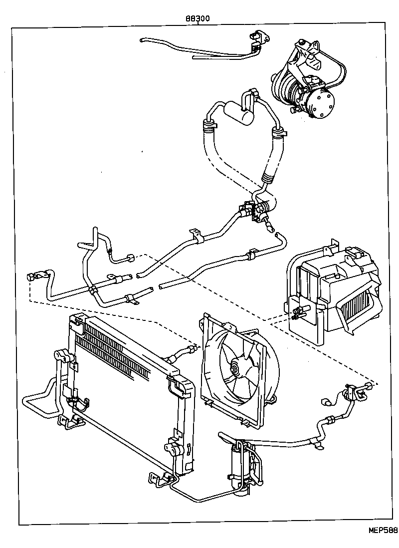88300-17331 COOLER & ACCESSORY ASSY product image