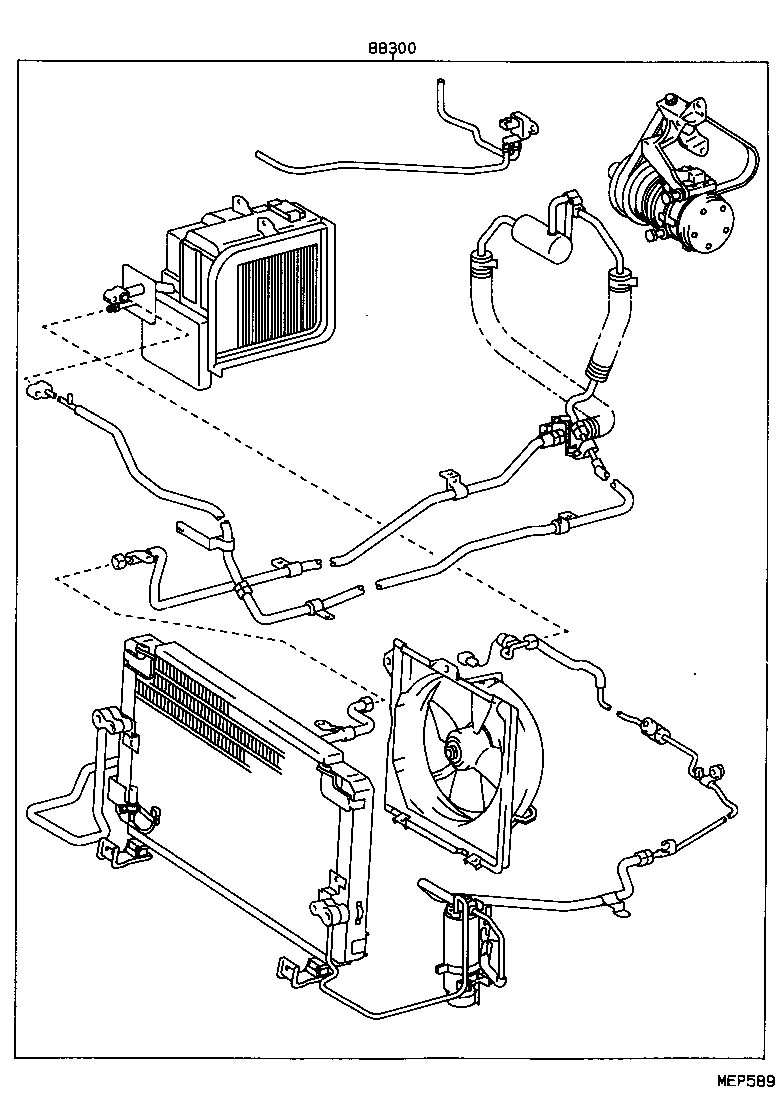88300-17301 COOLER & ACCESSORY ASSY product image