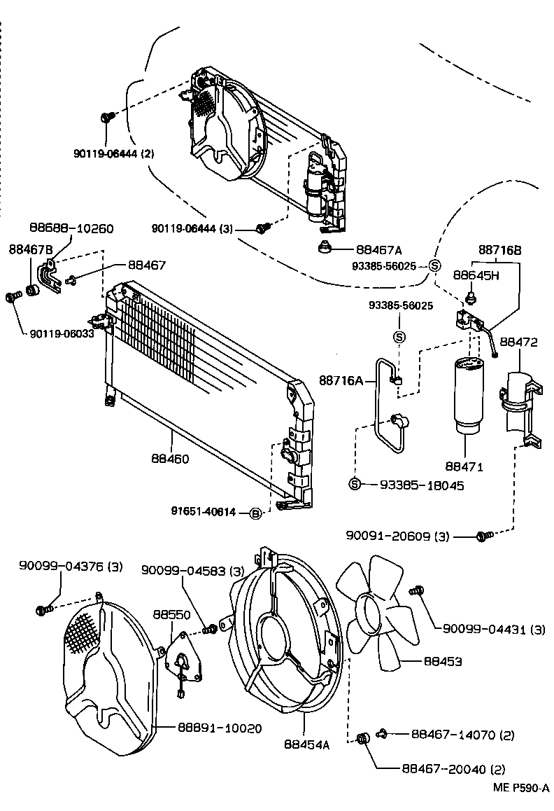 88704-10100 HOSE SUB-ASSY, SUCTION product image
