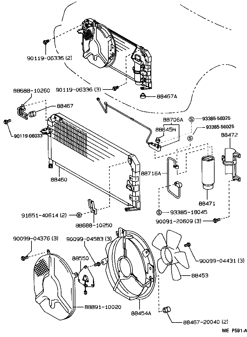 88550-10050 MOTOR ASSY, BLOWER (FOR CONDENSER) product image